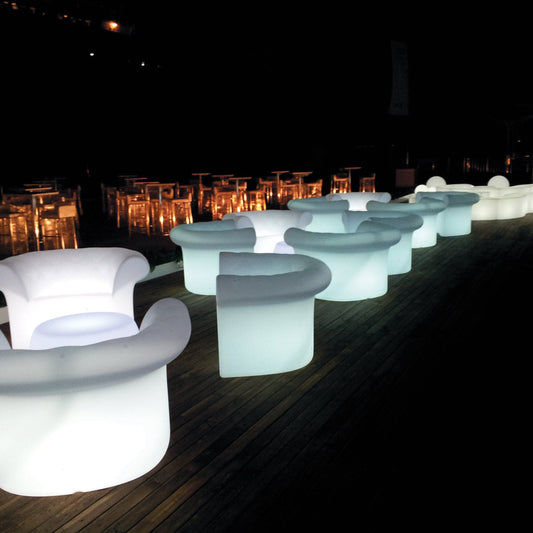 Luxury Illuminated Armchair Modern Italian Style for Villa
