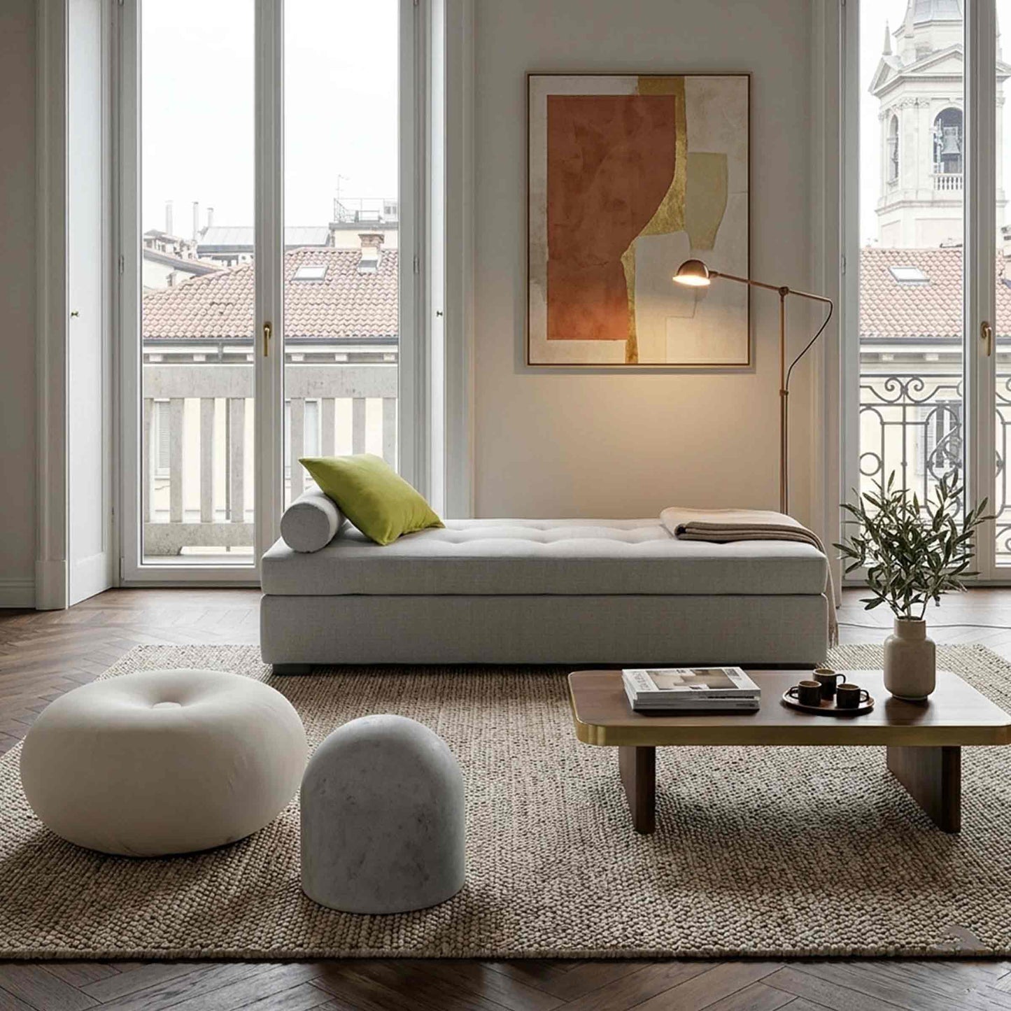 Luxury ISOLA Sofa Bed Modern Italian Style for Villa