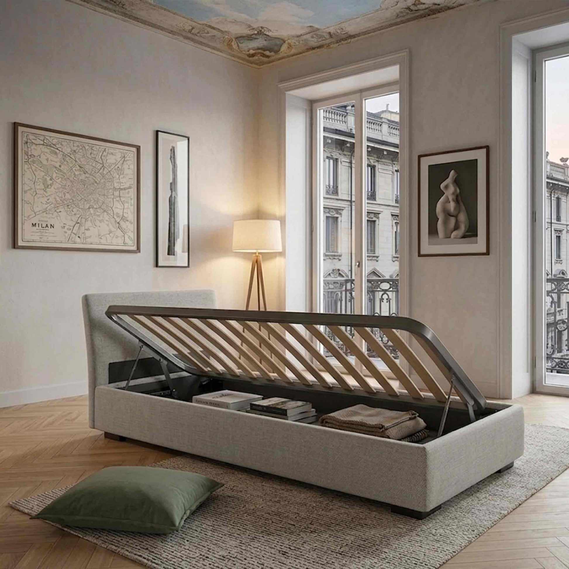 Luxury ISOLINO Sofa Bed Modern Italian Style for Villa