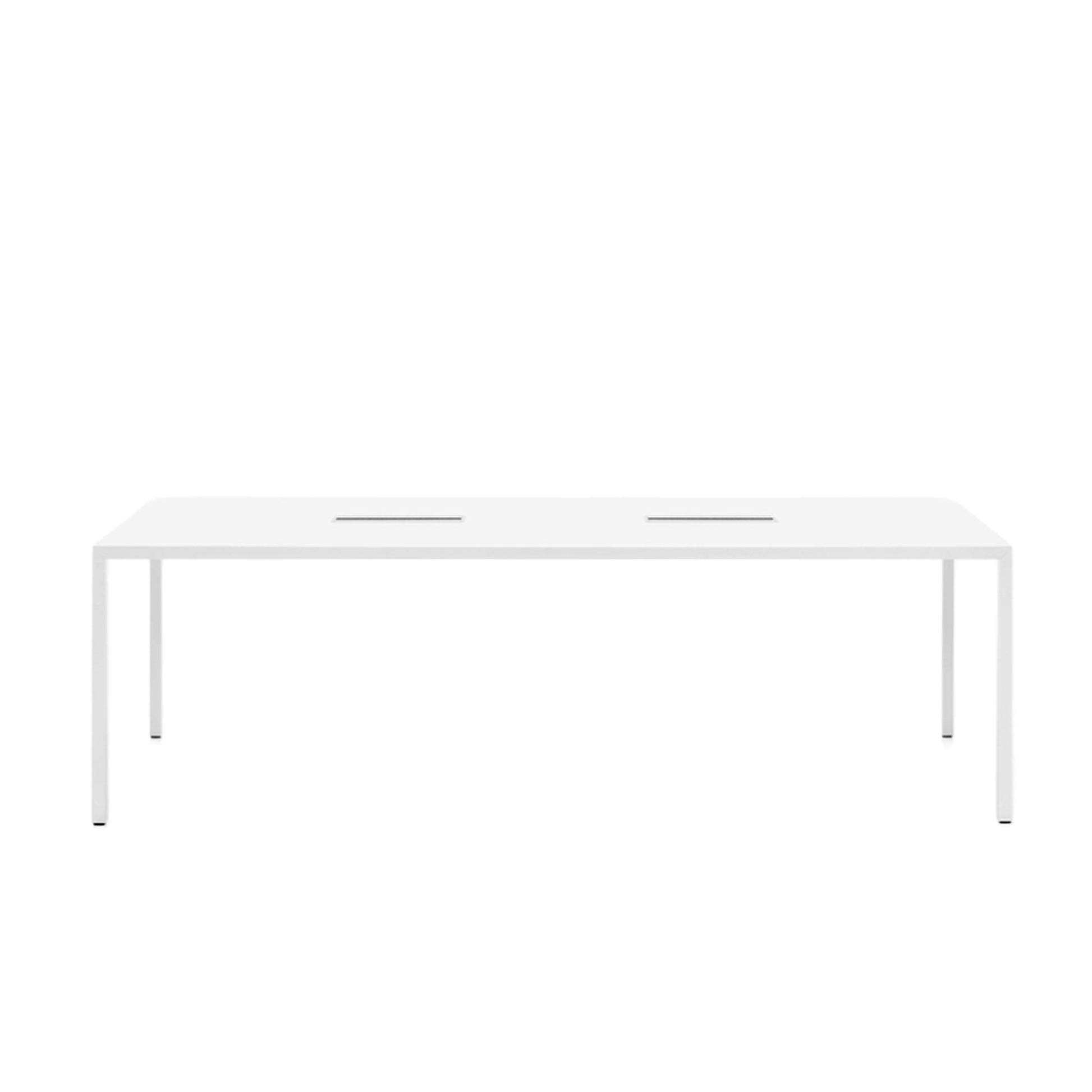 High Working Table H 90 – Minimalist Solid Surface Statement Piece