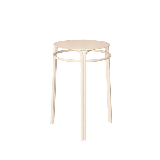 Salò Tall Round Bar Table – Matte Aluminum Outdoor Statement Piece