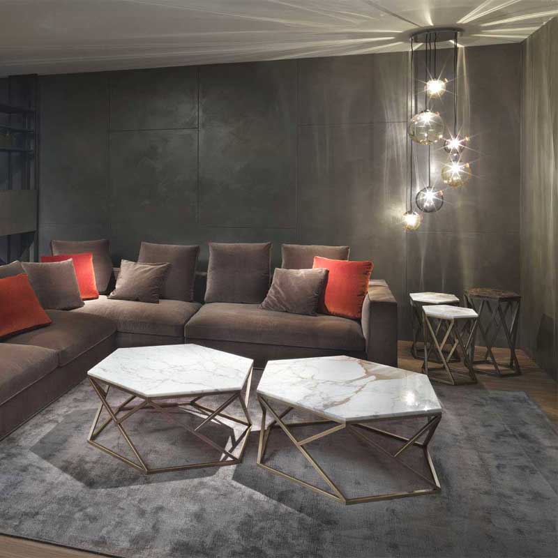 Luxury Tatlin Coffee Table Modern Italian Style for Villa