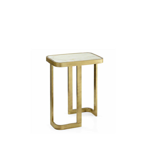 Luxury JEAN Marble Side Table Modern Italian Style for Villa