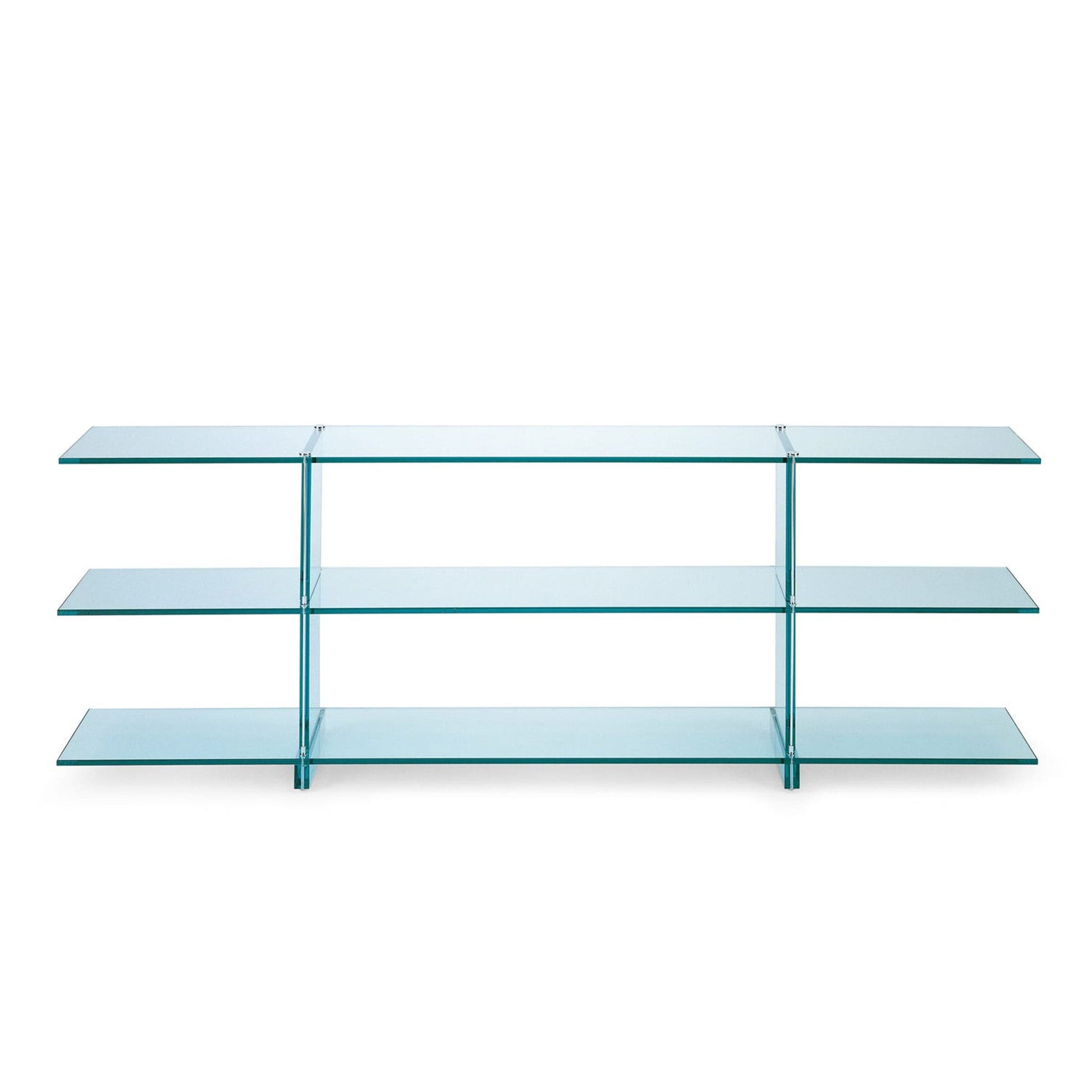 Teso Console Table – Floating Glass Shelves by Renzo Piano | F2720CO150TR20