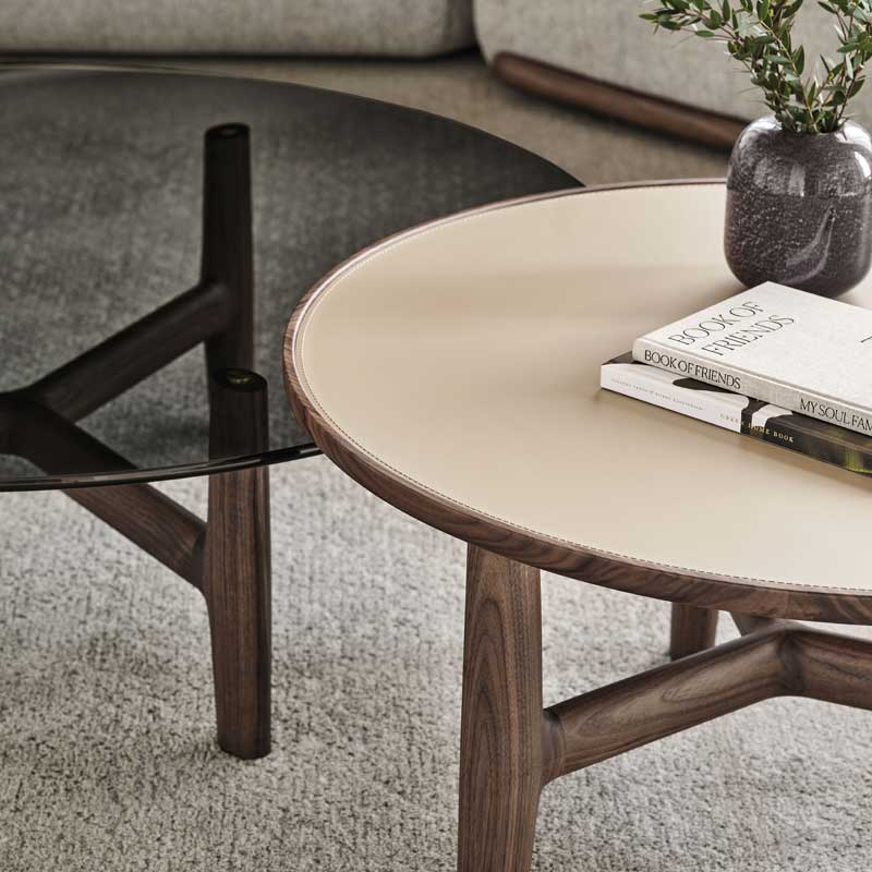 Luxury Tillow Coffee Table Modern Italian Style for Villa