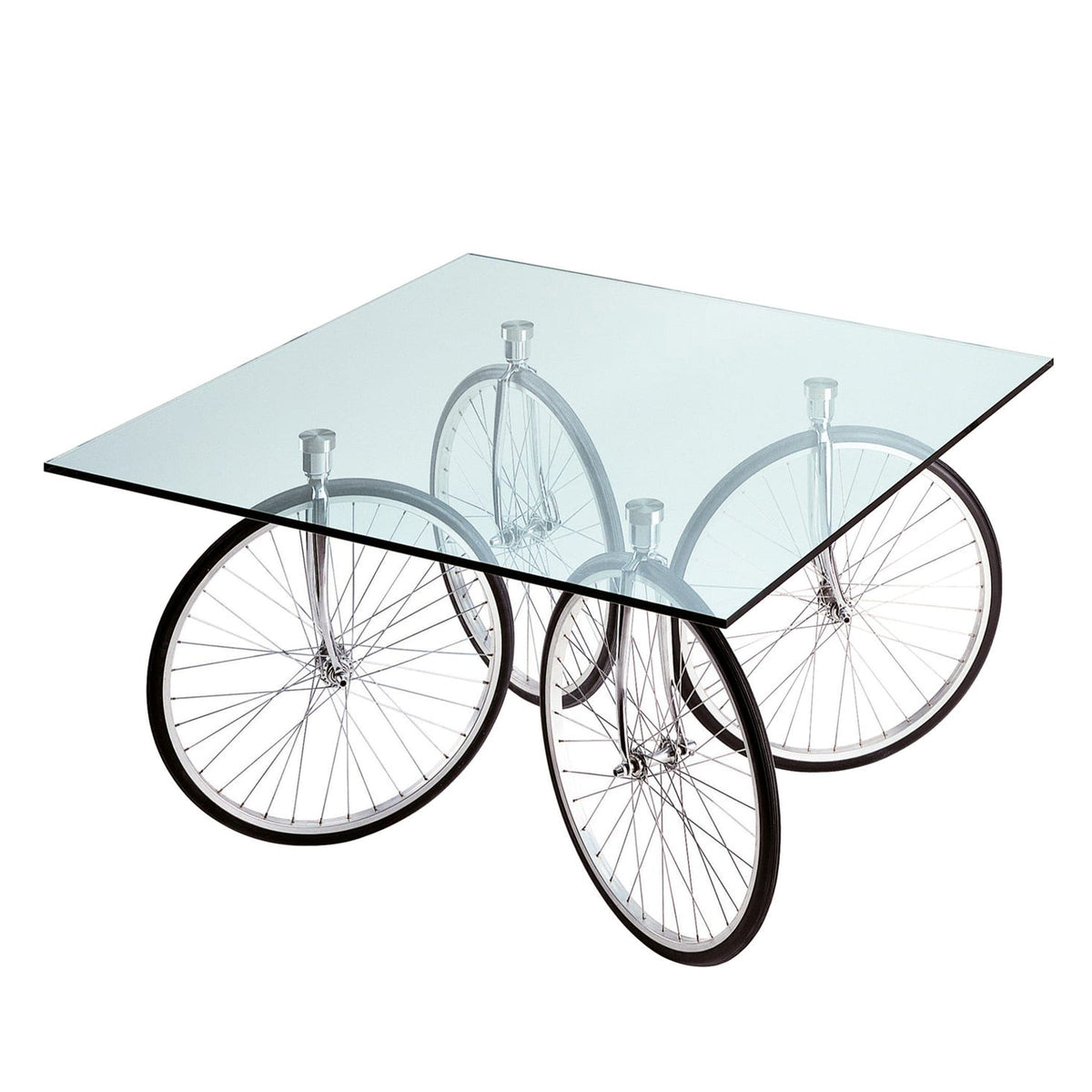 Luxury TOUR Glass Side Table Modern Italian Style for Villa