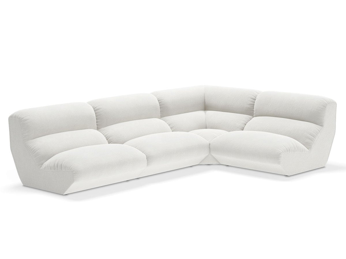 Luxury Hi Lo Modular Sofa Modern Italian Style for Villa
