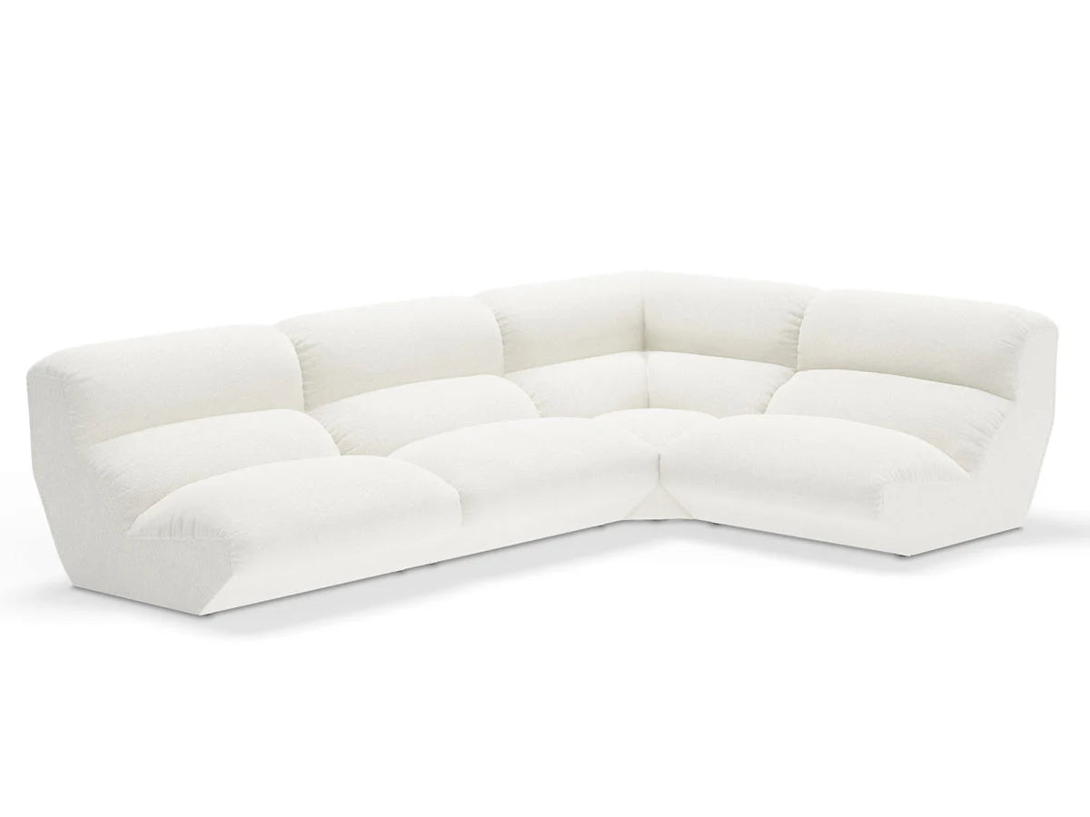 Luxury Hi Lo Modular Sofa Modern Italian Style for Villa