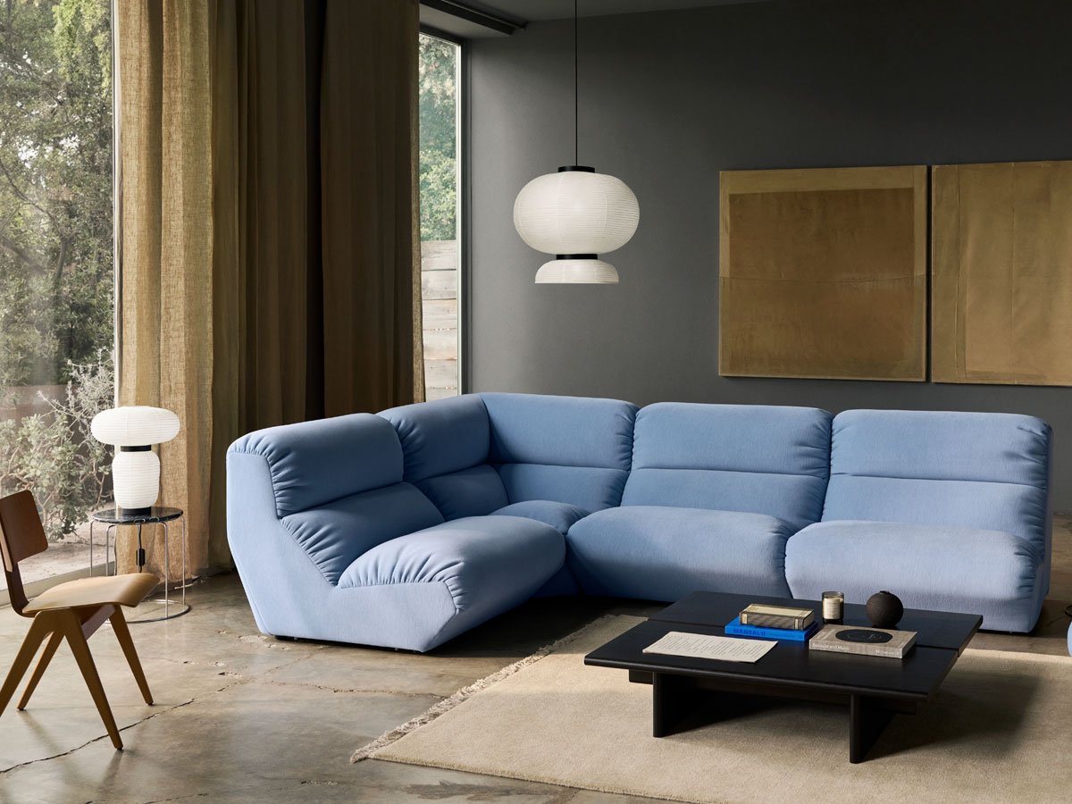 Luxury Hi Lo Modular Sofa Modern Italian Style for Villa