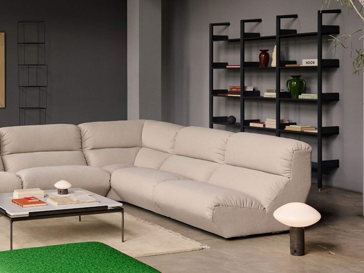 Luxury Hi Lo Modular Sofa Modern Italian Style for Villa