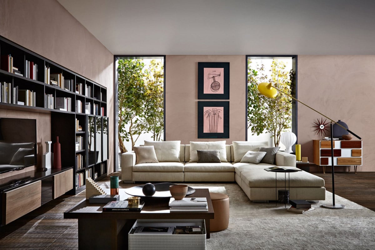 Luxury Turner Modular Sofa Modern Italian Style for Villa