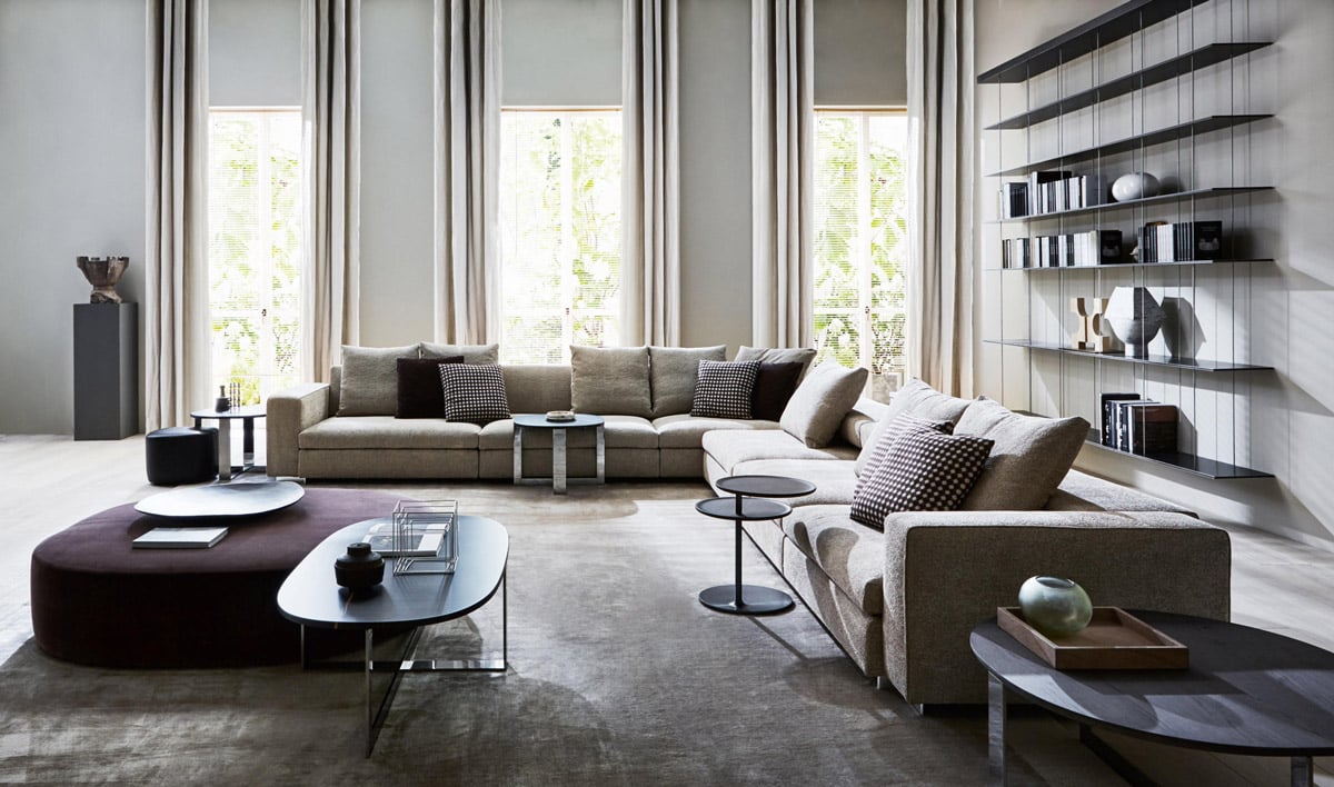 Luxury Turner Modular Sofa Modern Italian Style for Villa