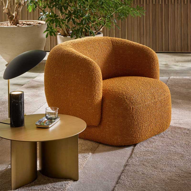 Luxury Wave Coffee Table Modern Italian Style for Villa