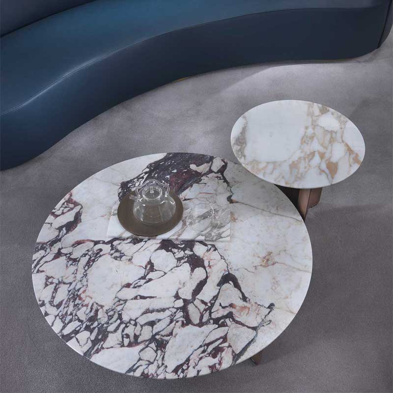 Luxury Wave Coffee Table Modern Italian Style for Villa