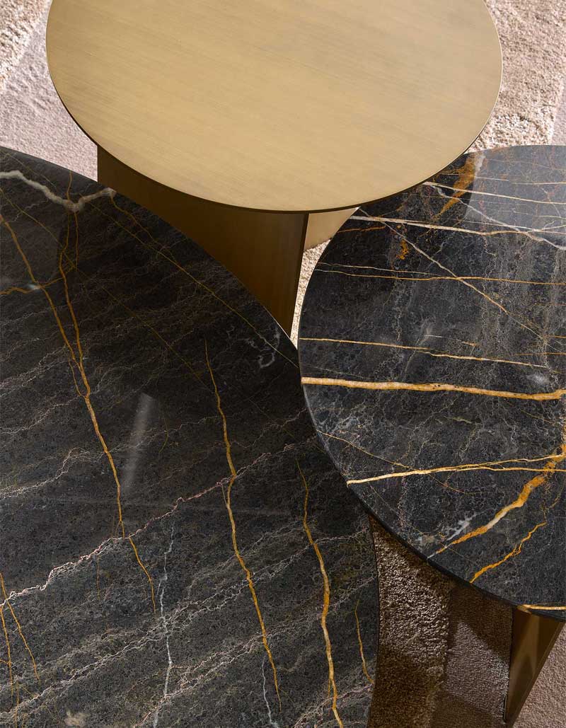 Luxury Wave Coffee Table Modern Italian Style for Villa