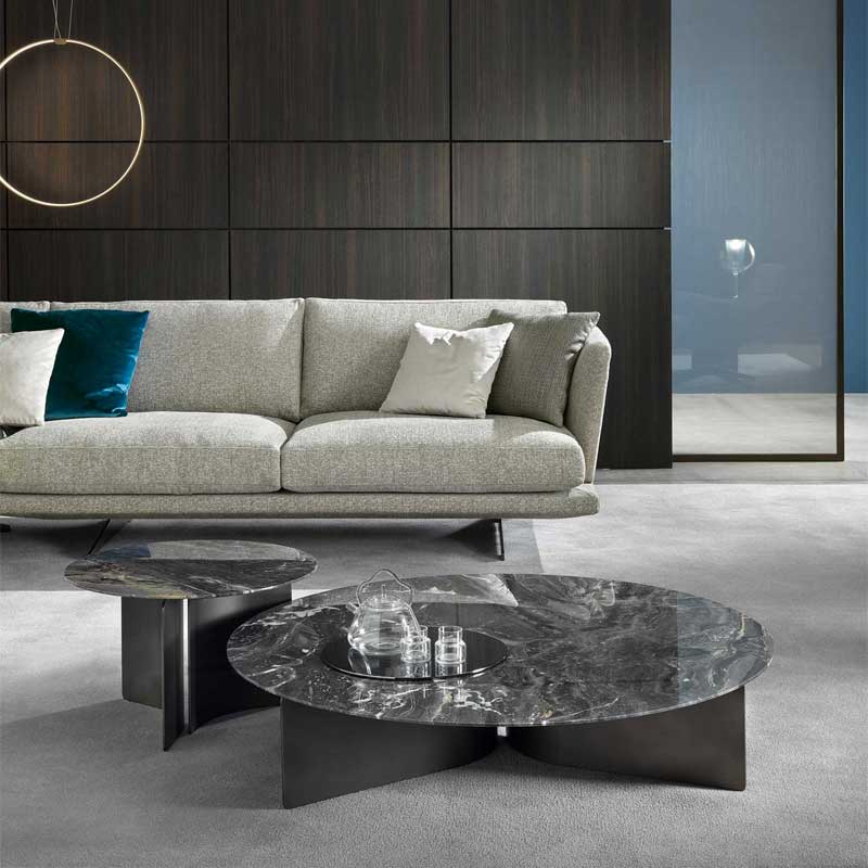 Luxury Wave Coffee Table Modern Italian Style for Villa