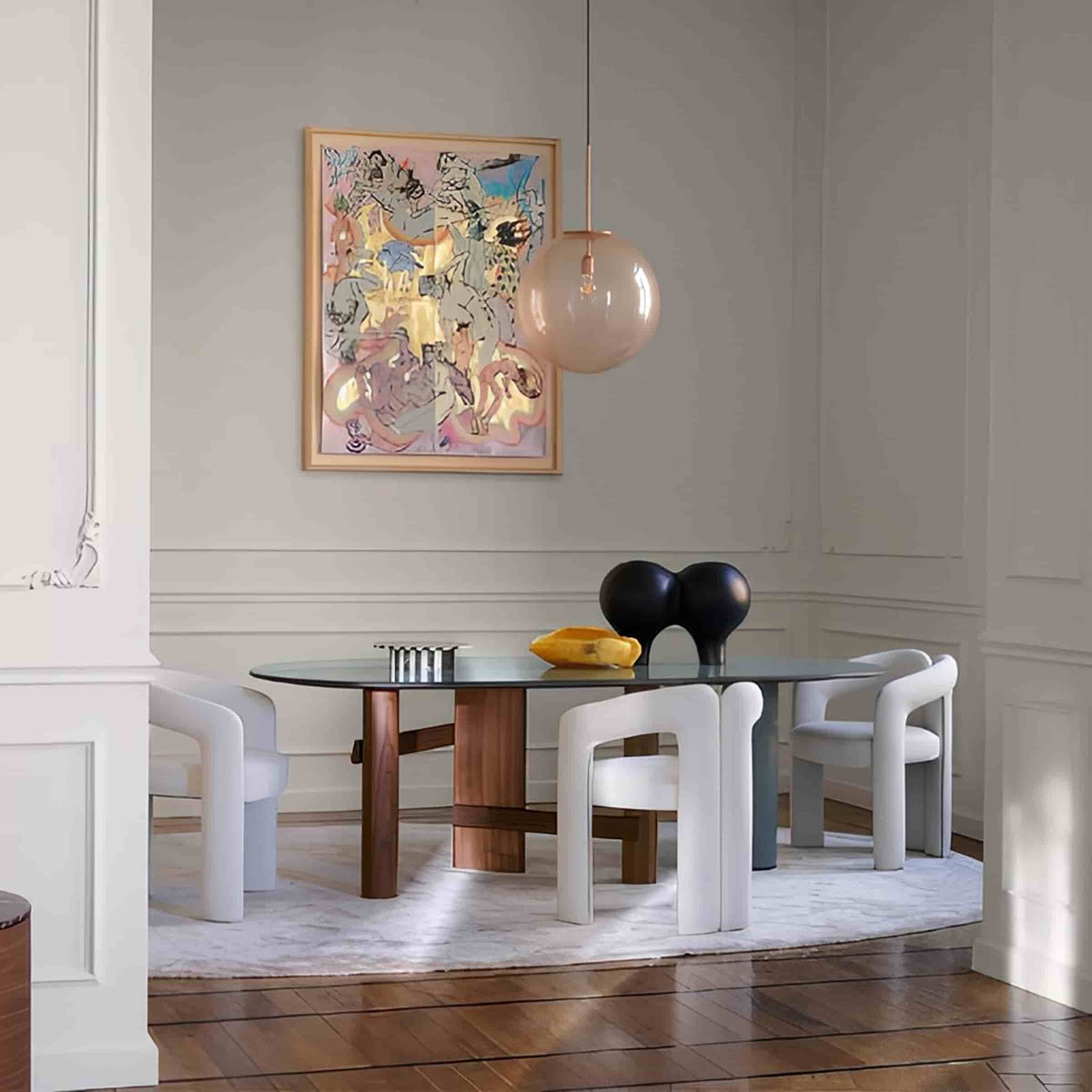 Luxury DUDET Small Armchair Modern Italian Style for Villa