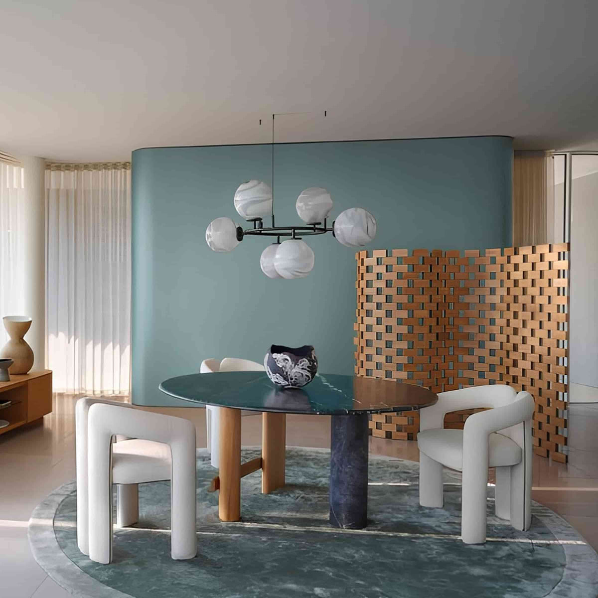 Luxury DUDET Small Armchair Modern Italian Style for Villa