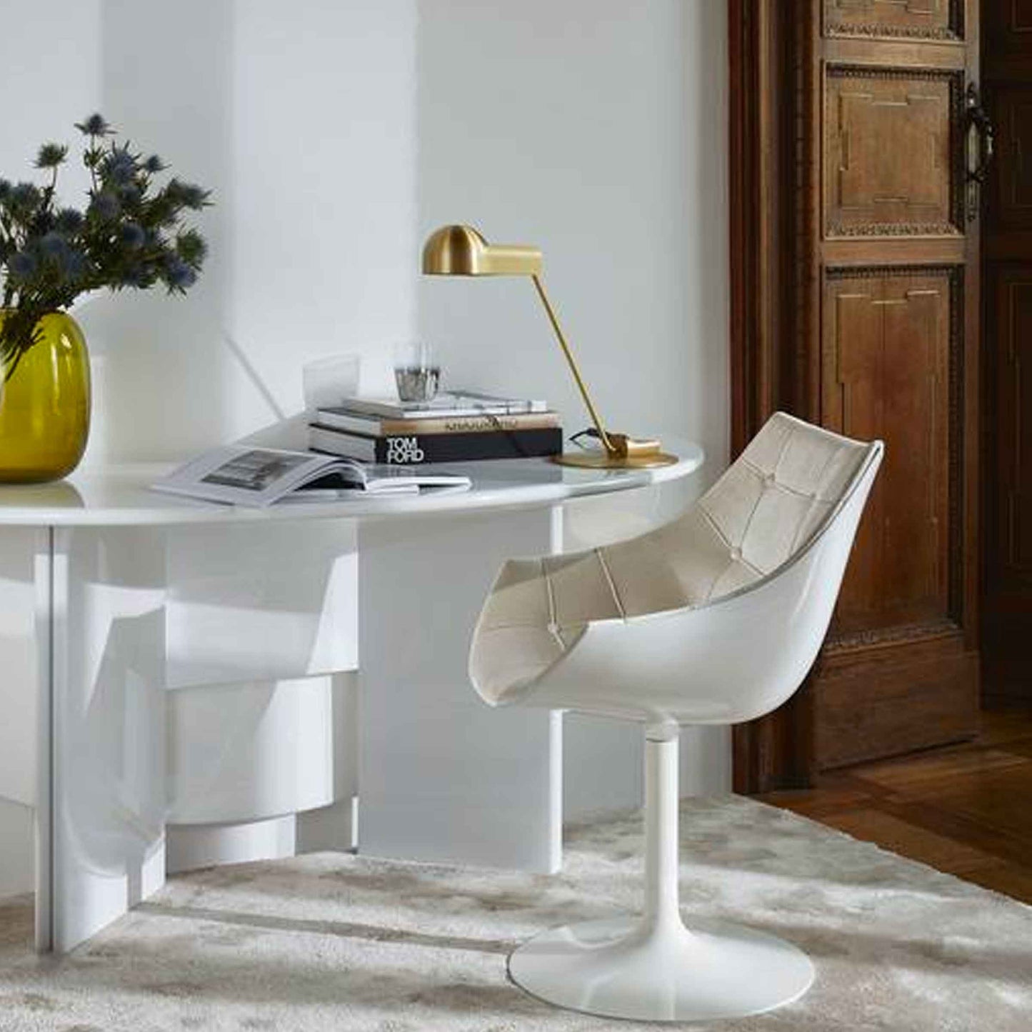 Antella Foldable Table – Dual-Purpose Console 122cm x 169cm in Gloss Lacquer