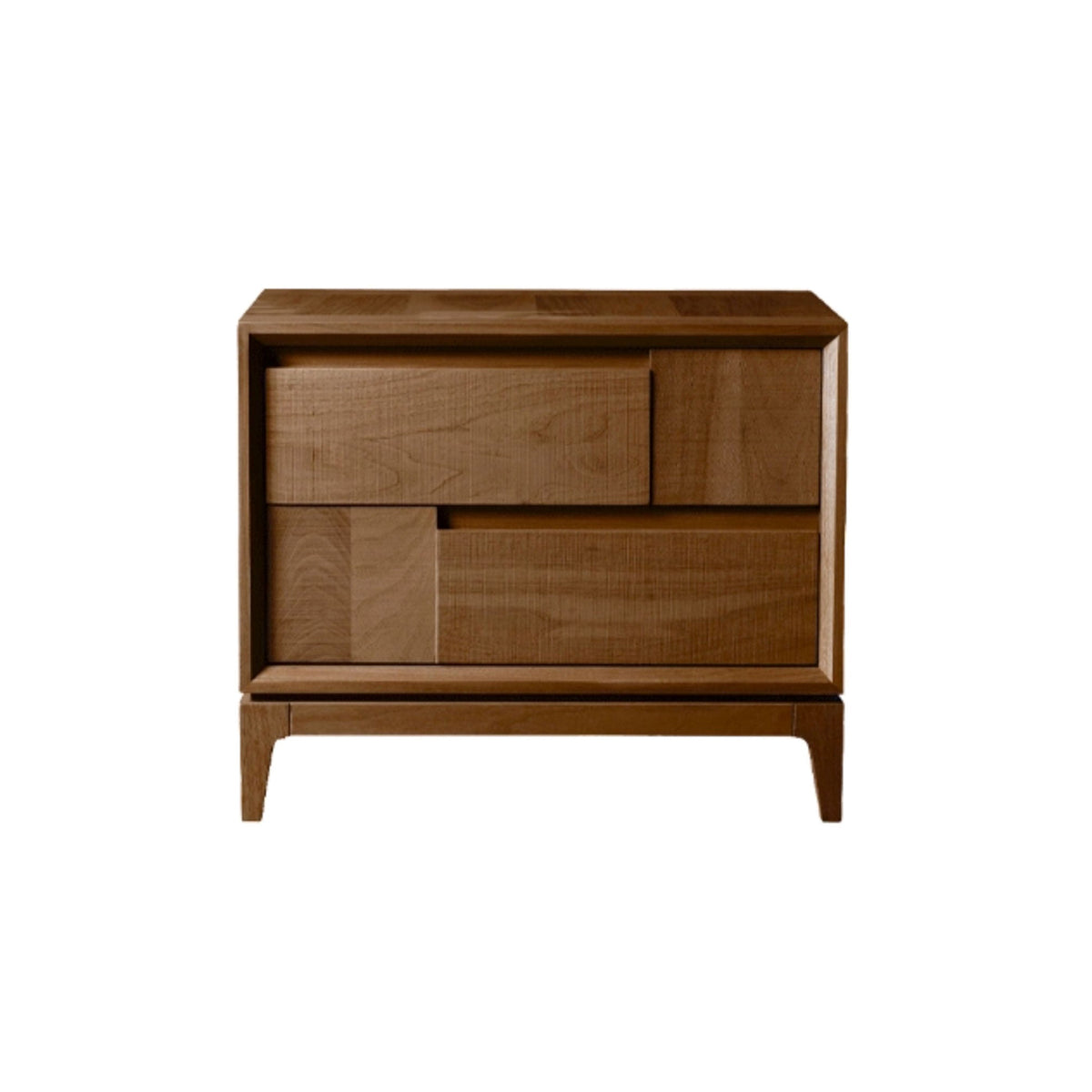 Luxury TRAMA E ORDITO Wood Bedside Table Modern Italian Style for Villa