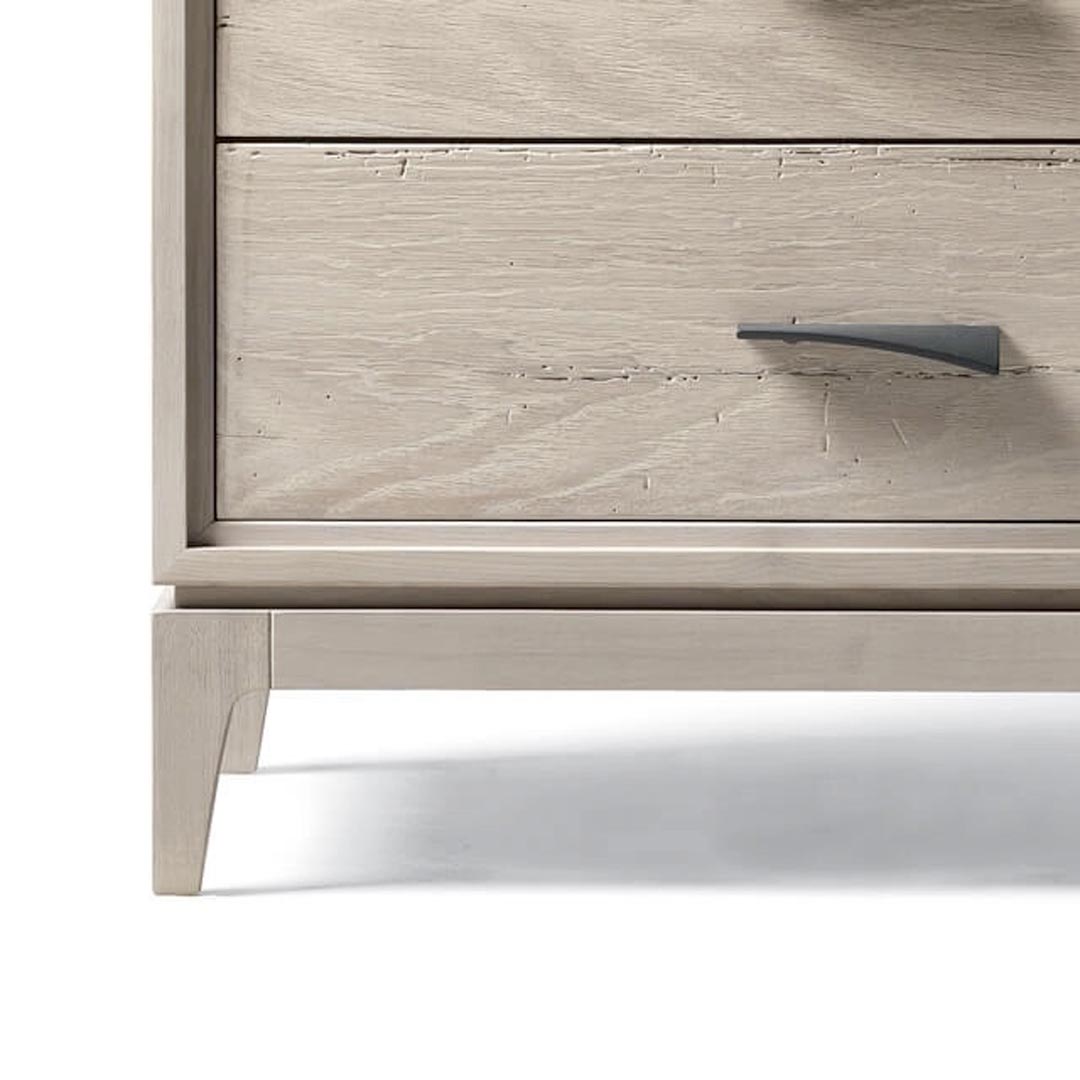 Luxury VELO Wood Bedside Table Modern Italian Style for Villa